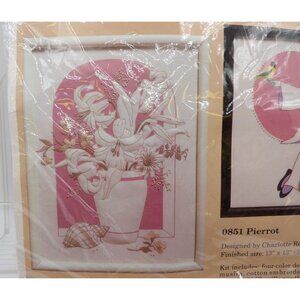 The Creative Circle Floral Elegance With Shell Candle Wicking Kit 0850 ©1988